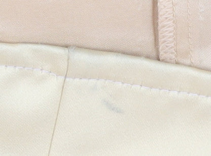 BHS Women's Beige Long A-Line Formal Dress, Size 8