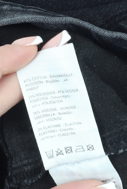 365 Women's Black Jegging Size 14 Denim Jeans