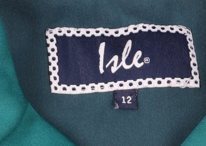 Womens UK Size 12 Isle Green Parka Coat