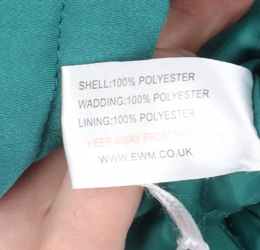Womens UK Size 12 Isle Green Parka Coat