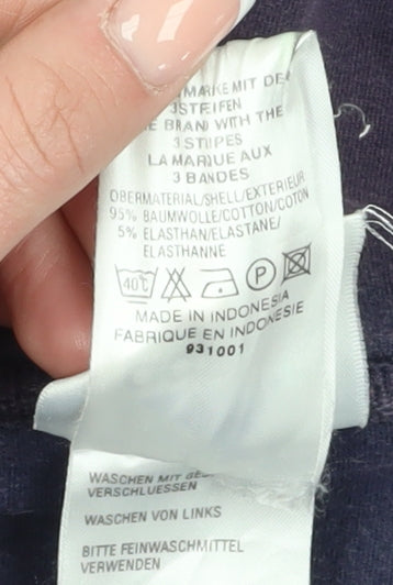 Adidas Men's Blue Medium Hoodie Full Zip Sports