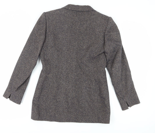 Country Casuals Women's Brown Silk Blazer Size 10