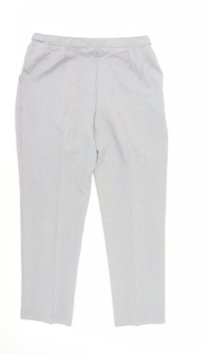 Womens UK Size 16 Damart Regular Fit BusinessCasual Grey Trousers