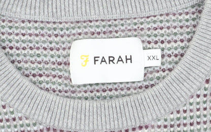 Farah Mens 2XL Multicoloured Pullover Jumper