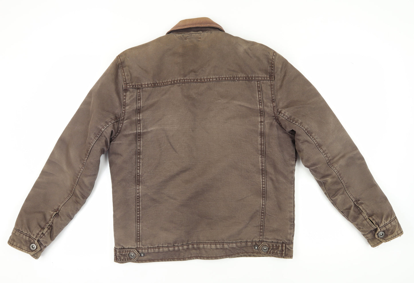 Angelo Litrico Men's Brown Biker Jacket M