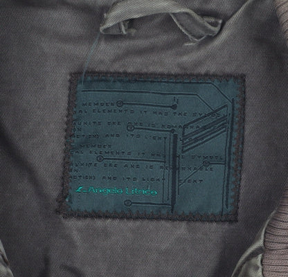 Angelo Litrico Men's Brown Biker Jacket M