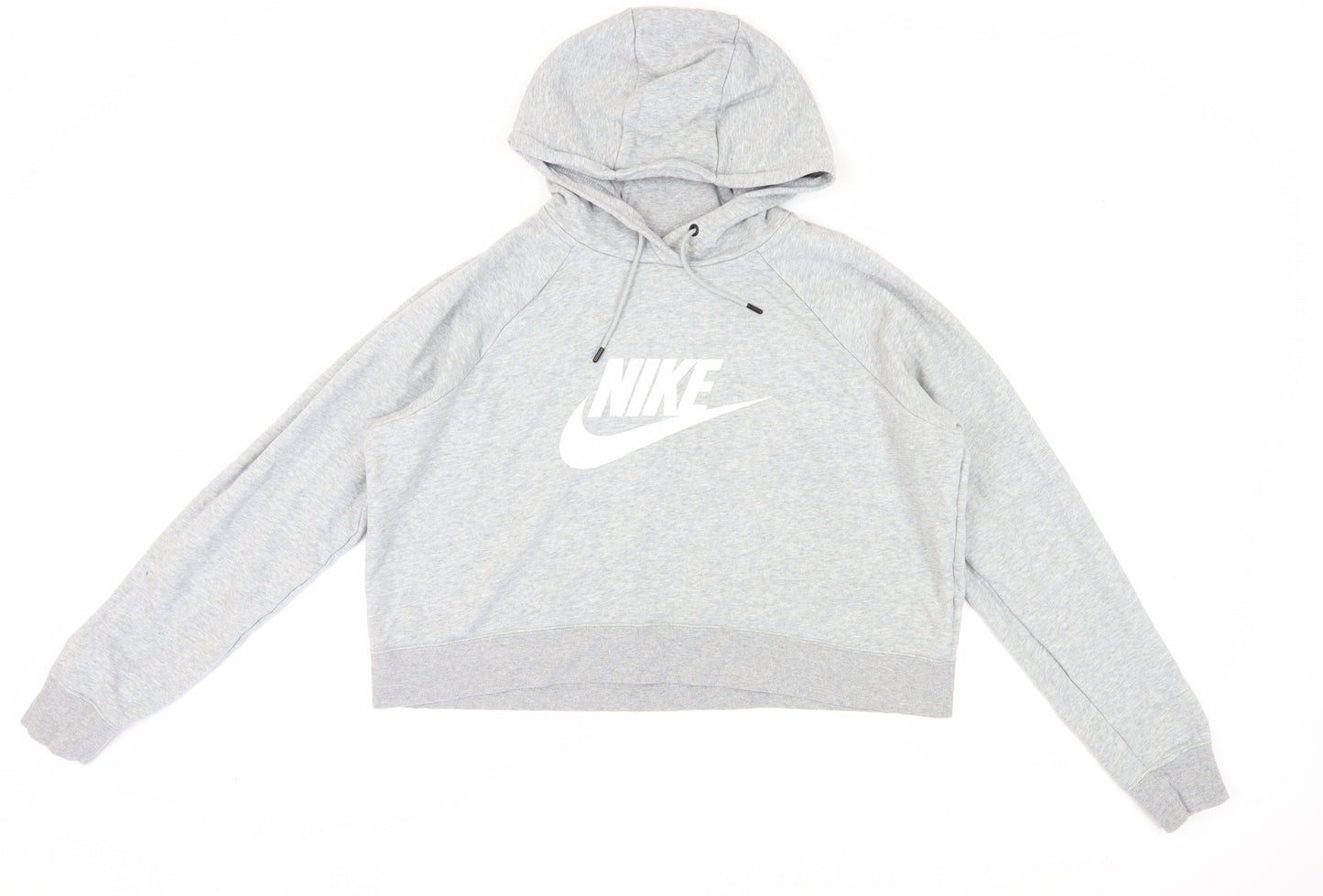 Nike Women's Grey Pullover Hoodie XL Logo Hooded Sportswear