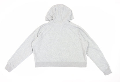 Nike Women's Grey Pullover Hoodie XL Logo Hooded Sportswear