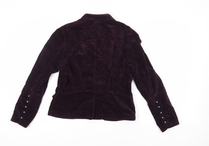 Womens UK Size 16 Jasper Conran Purple Basic Jacket