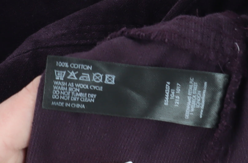 Womens UK Size 16 Jasper Conran Purple Basic Jacket