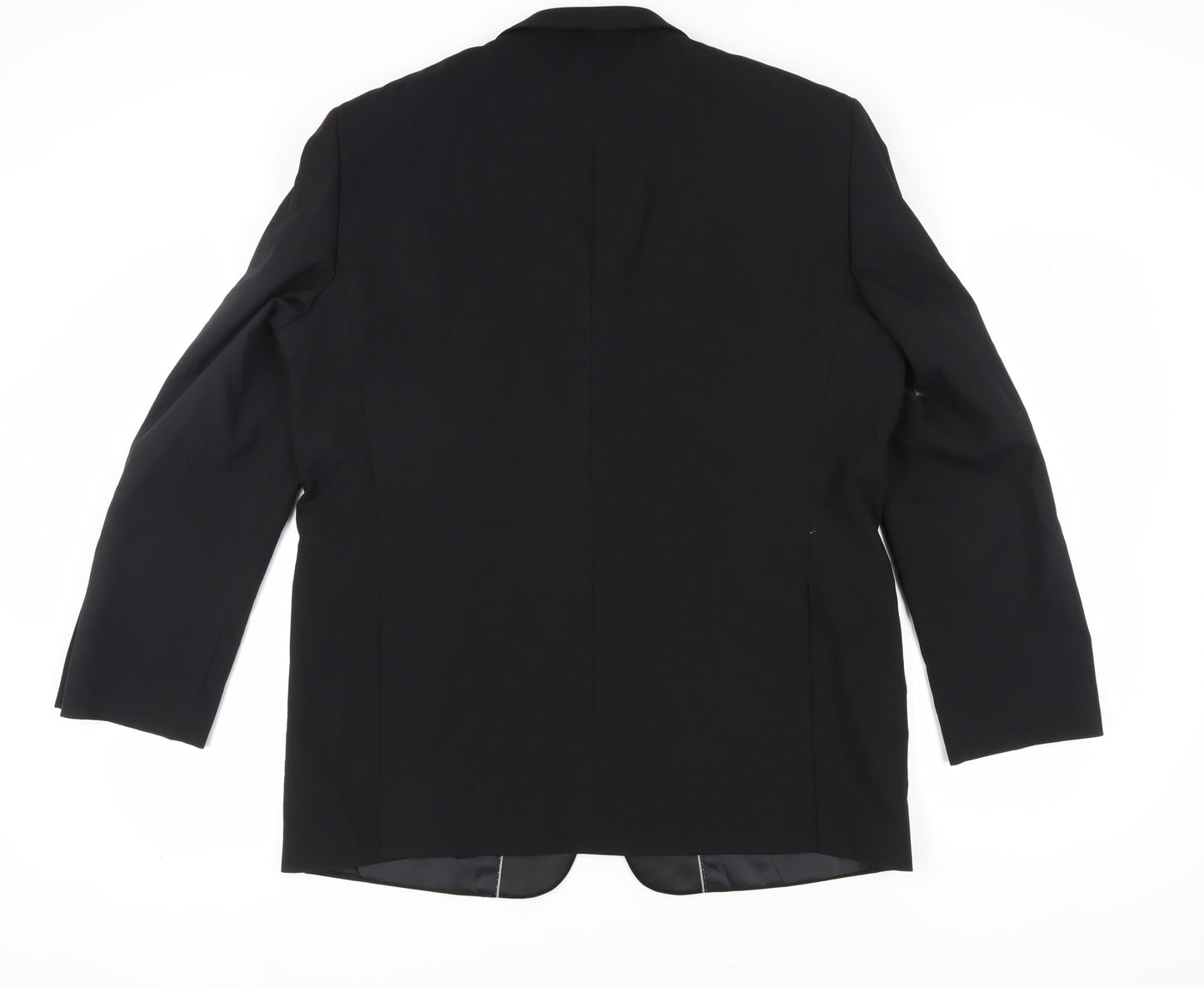 Mens UK Size 44 Moss Bros Regular Black Suit Tuxedo