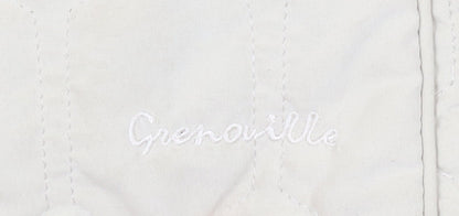 Grenouille Women's Beige Quilted Sleeveless Waistcoat Size 10
