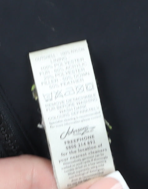 Maine New England Women's Black Puffer Jacket Size 16