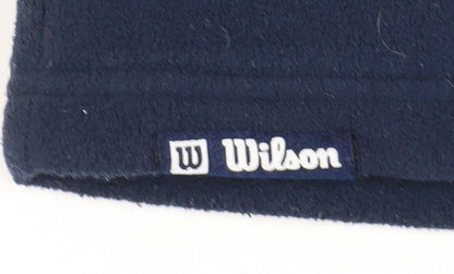 Wilson Unisex Blue Fleece Waistcoat, Size L, Casual Sports Style