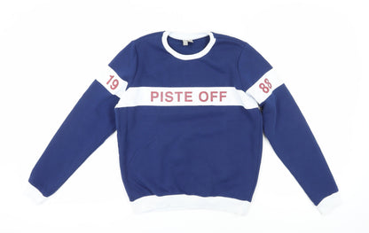 Womens UK Size 8 ASOS Blue Pullover Sweatshirt