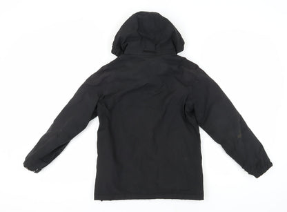 Regatta Boys Black Hooded Winter Jacket 11-12 Years