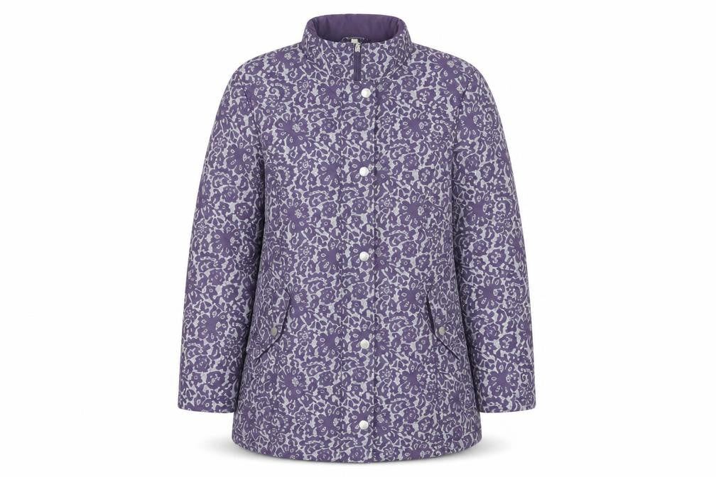 Womens UK Size L Anna Rose Purple Puffer Jacket