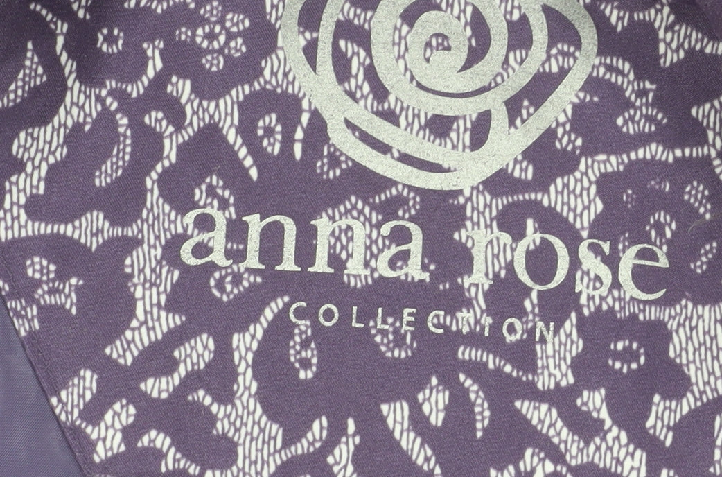 Womens UK Size L Anna Rose Purple Puffer Jacket