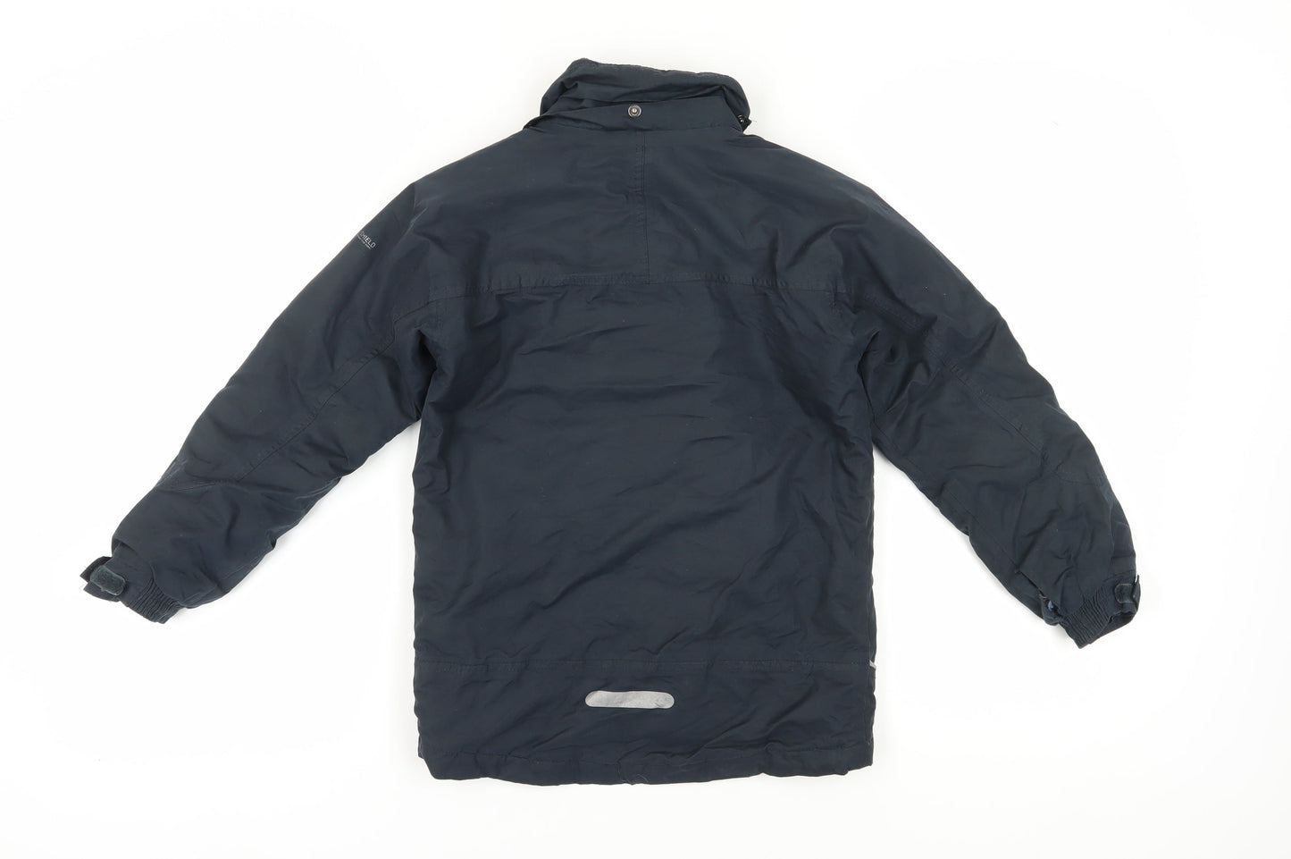 Trespass Boys Black Parka Jacket 7-8 Years, Waterproof Winter Coat
