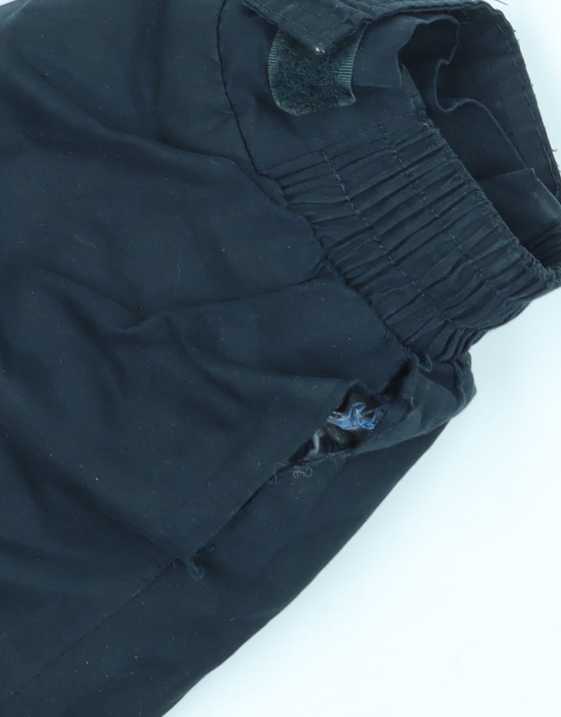 Trespass Boys Black Parka Jacket 7-8 Years, Waterproof Winter Coat