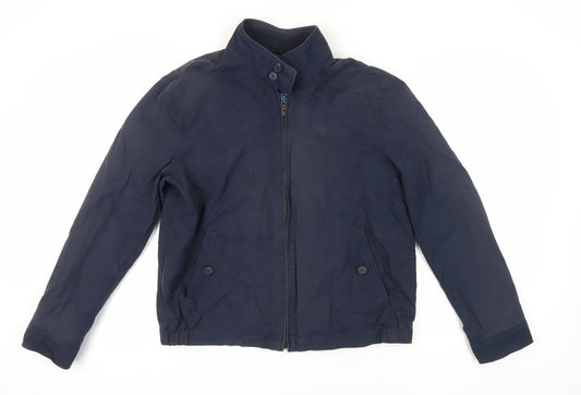 Mens UK Size L Marks and Spencer Blue Basic Jacket