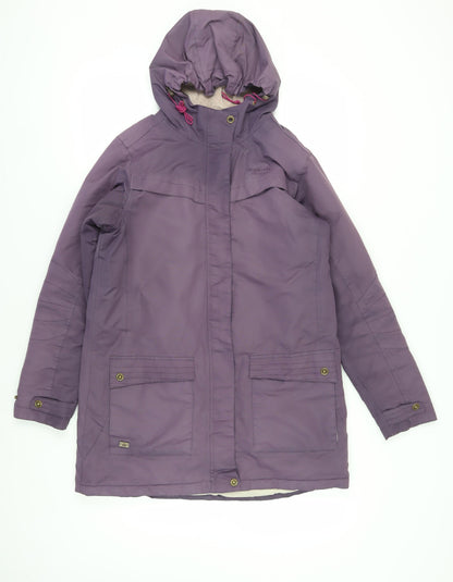 Womens UK Size 12 Regatta Purple Parka Coat