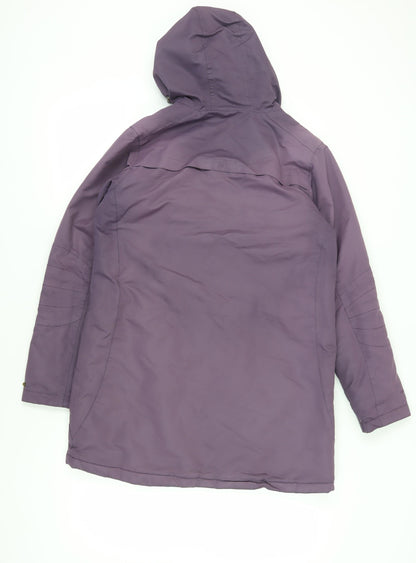 Womens UK Size 12 Regatta Purple Parka Coat