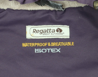 Womens UK Size 12 Regatta Purple Parka Coat