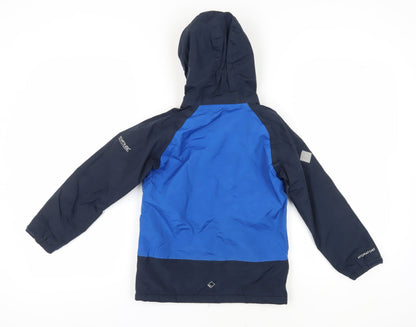 Regatta Boys Blue Parka Jacket 7 Years Winter Hooded