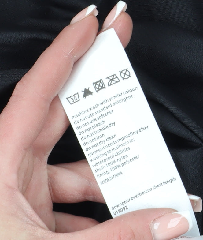 Mountain Warehouse Men's Black Windbreaker Trousers M