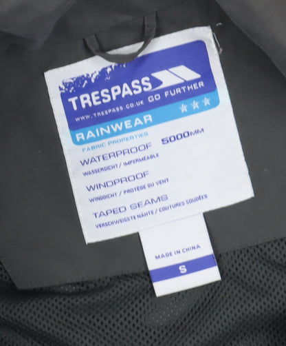 Mens UK Size S Trespass Black Rain Coat