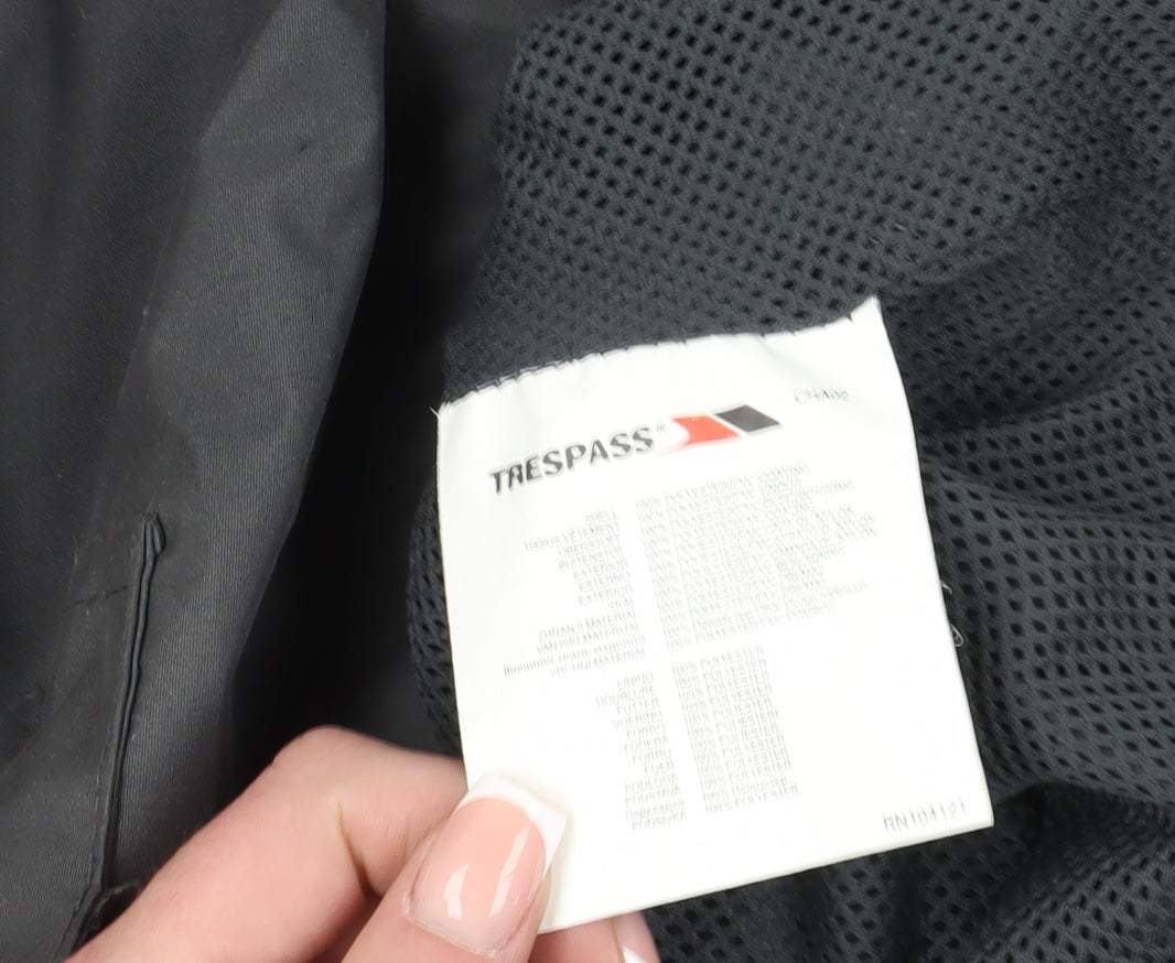 Mens UK Size S Trespass Black Rain Coat