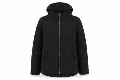Womens UK Size 8 PRETTYLITTLETHING Black Puffer Jacket