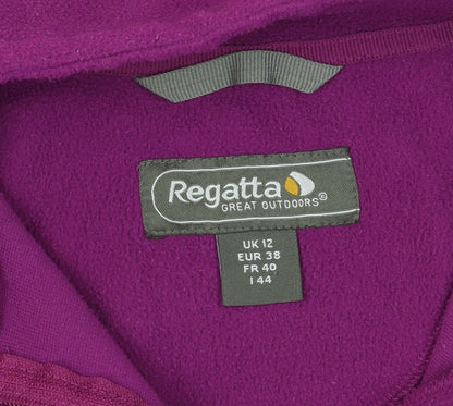Regatta Women's Purple Fleece Pullover Sweatshirt Size 12