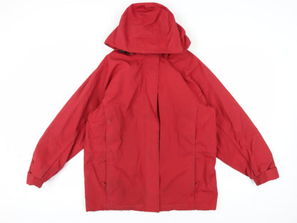 Outdoor Sportswear Women's Red Parka Jacket Size 12