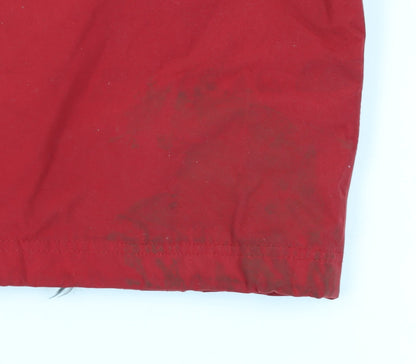 Outdoor Sportswear Women's Red Parka Jacket Size 12