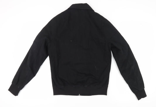 ASOS Men's Black Bomber Jacket 2XS, Casual Style