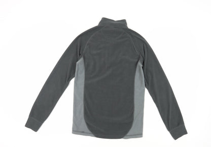 Trespass Unisex Grey 1/4 Zip Fleece Sweatshirt M