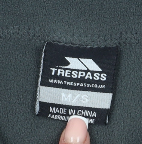 Trespass Unisex Grey 1/4 Zip Fleece Sweatshirt M