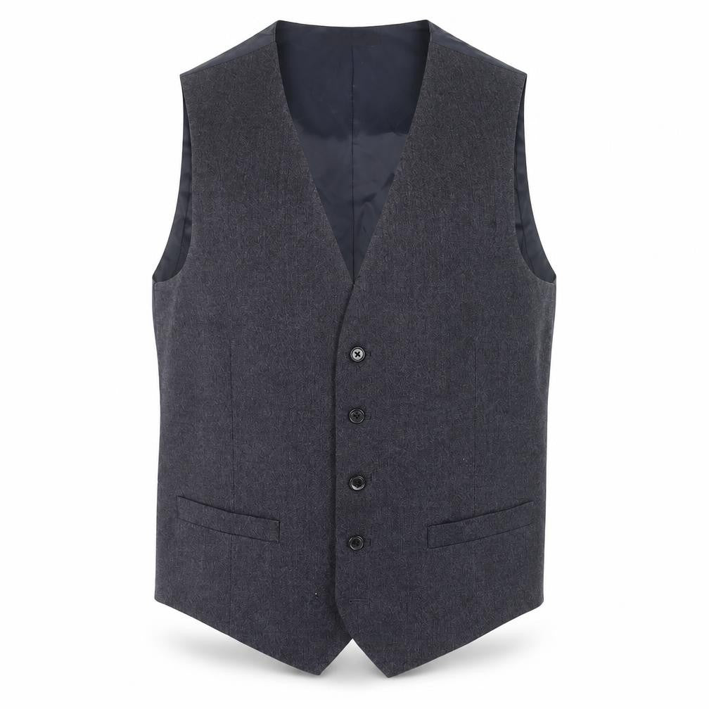 Mens UK Size 40 Marks and Spencer Regular Blue Suit Waistcoat