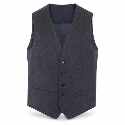 Mens UK Size 40 Marks and Spencer Regular Blue Suit Waistcoat