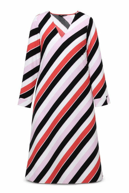 Marks and Spencer Women's Striped Midi Wrap Dress