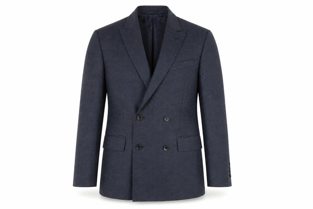 Mens UK Size 40 Marks and Spencer Regular Blue Suit Jacket