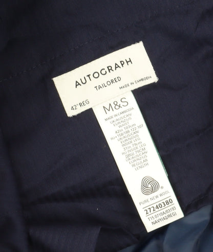 Marks and Spencer Men's Blue Dress Pants 42