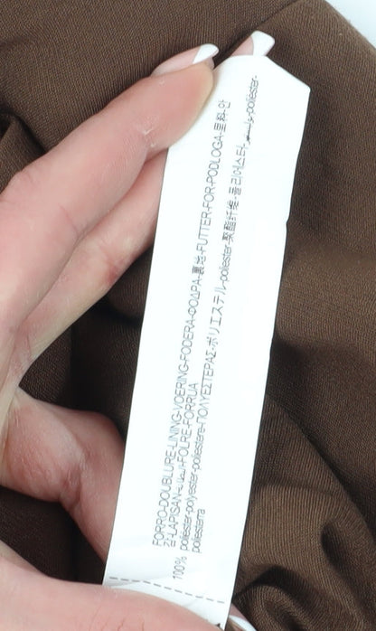 Zara Women's Brown Cropped Blazer XL