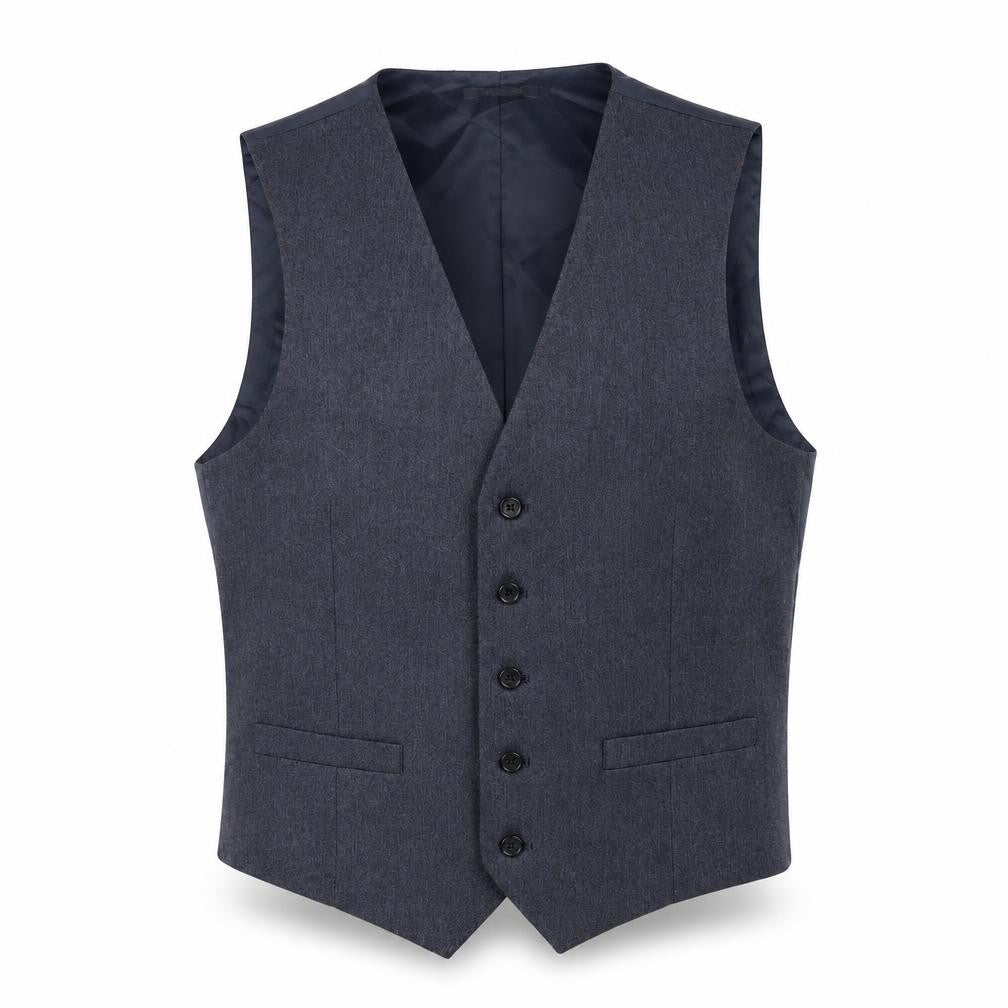 Mens UK Size 40 Marks and Spencer Regular Blue Suit Waistcoat