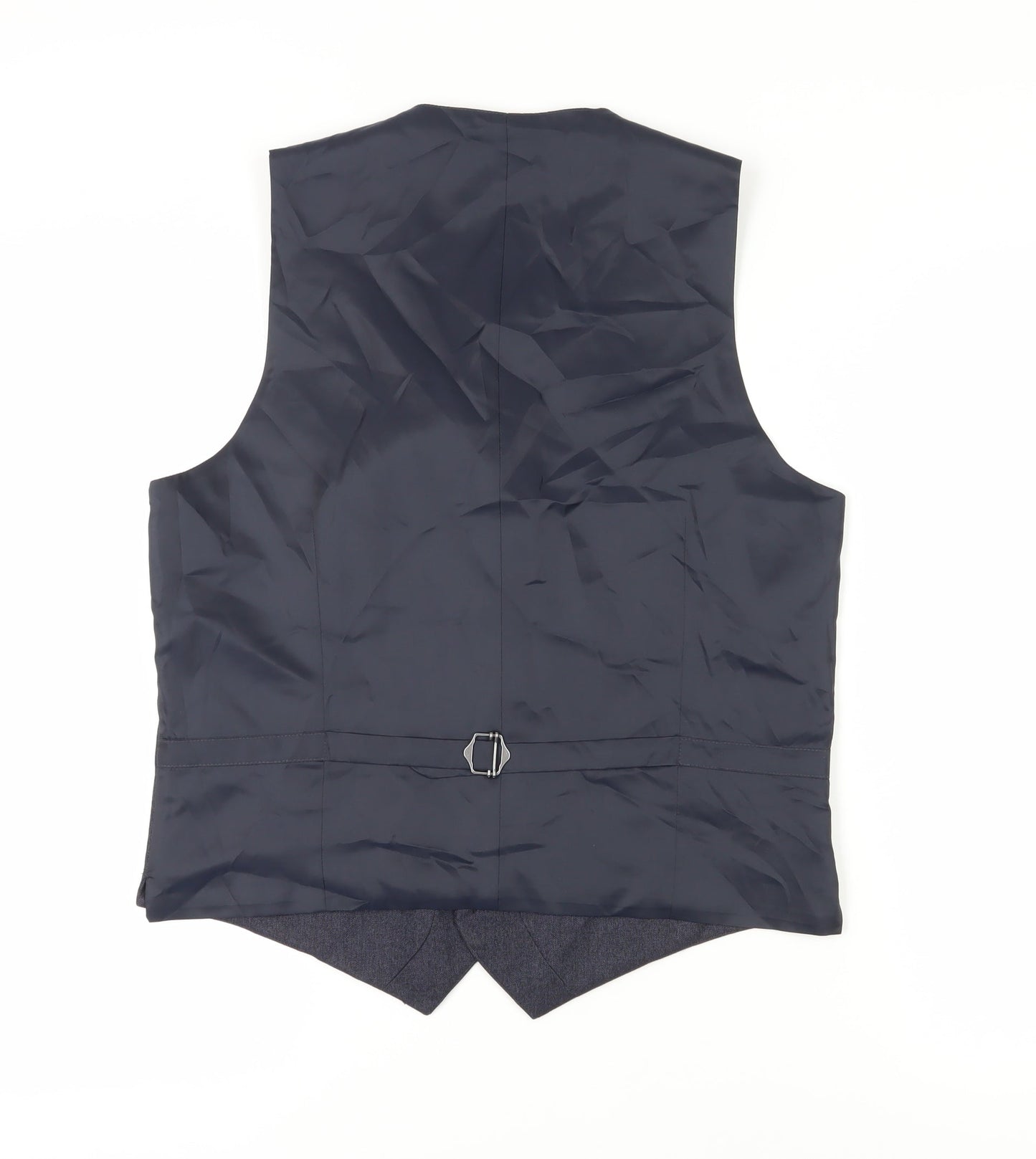 Mens UK Size 40 Marks and Spencer Regular Blue Suit Waistcoat