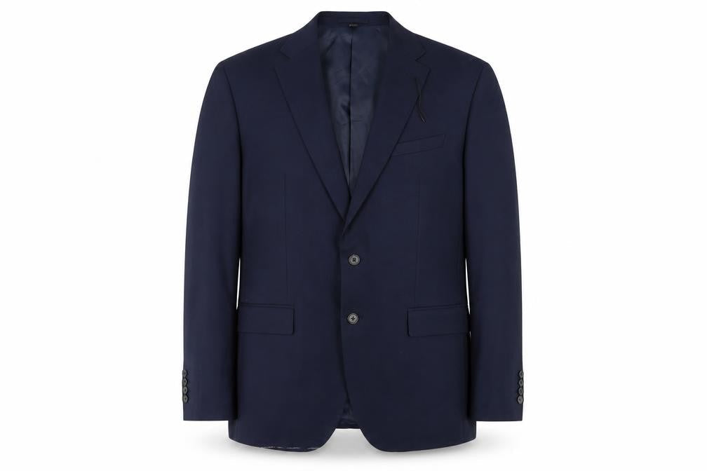 Mens UK Size 44 Marks and Spencer Regular Blue Suit Jacket
