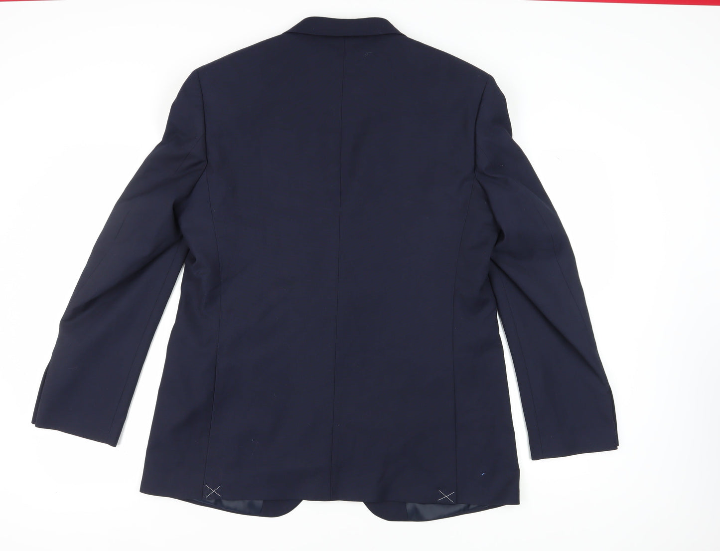 Mens UK Size 44 Marks and Spencer Regular Blue Suit Jacket