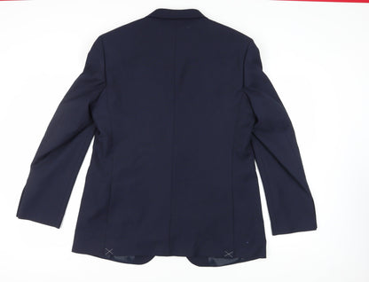 Mens UK Size 44 Marks and Spencer Regular Blue Suit Jacket